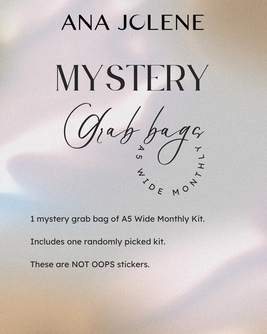 Mystery Grab Bags - A5 Wide Monthly Kit