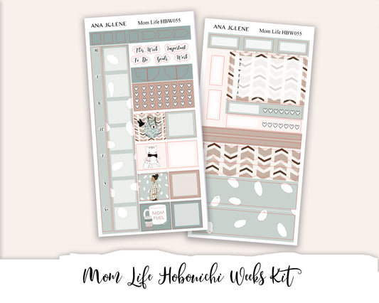 MOM LIFE Hobonichi Weeks Planner Sticker Kit