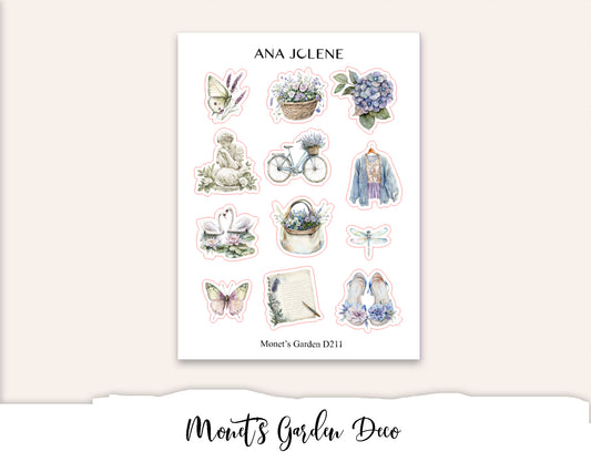 MONET'S GARDEN Deco Stickers