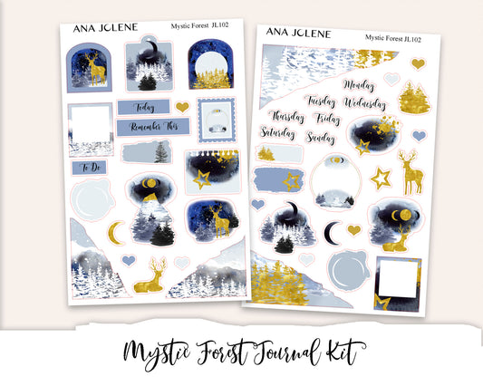 MYSTIC FOREST Mini Journal Sticker Kit