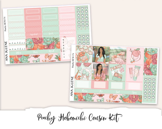PEACHY Hobonichi Cousin Weekly Planner Sticker Kit