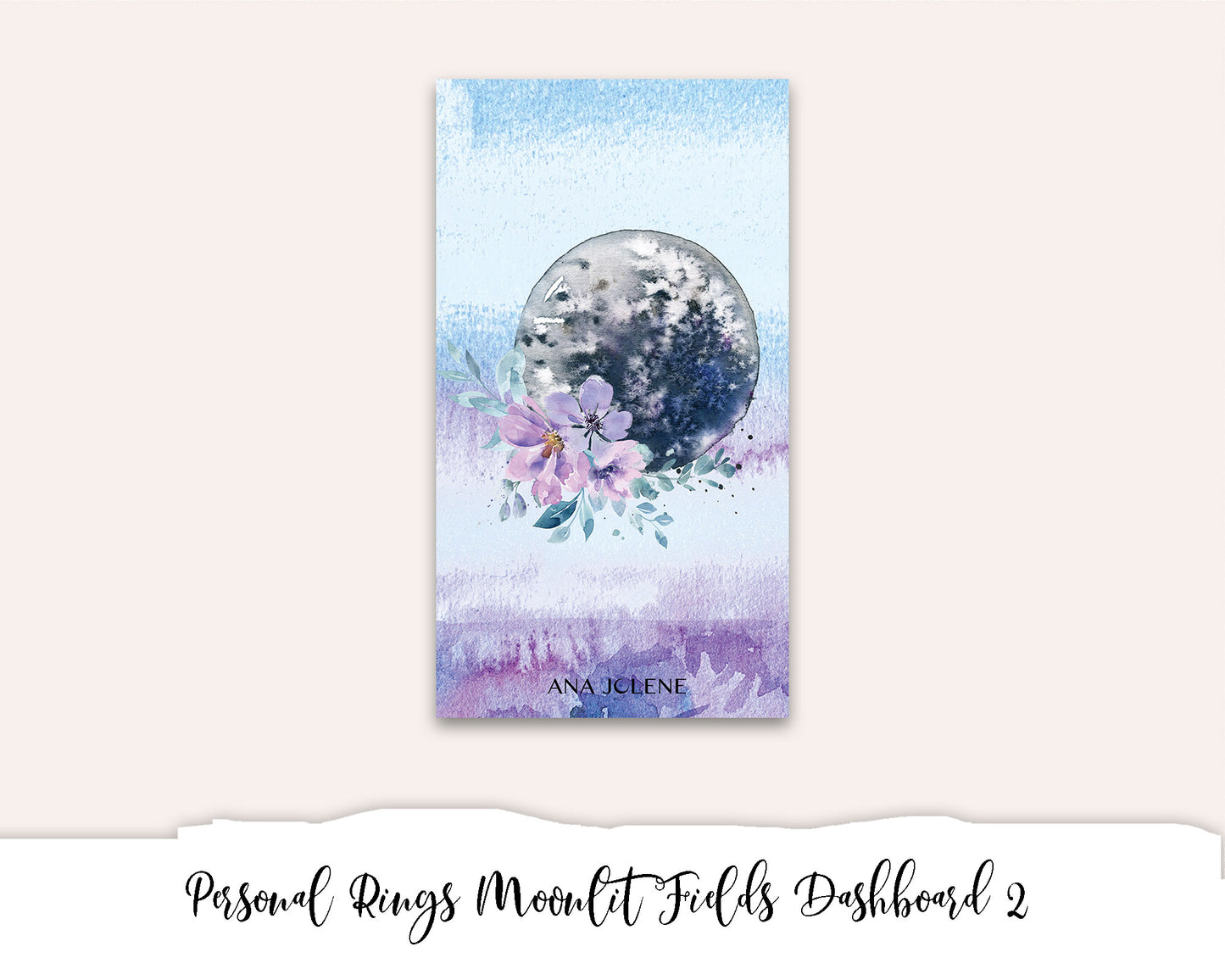 Personal Rings Moonlit Fields Dashboard 2 Printable