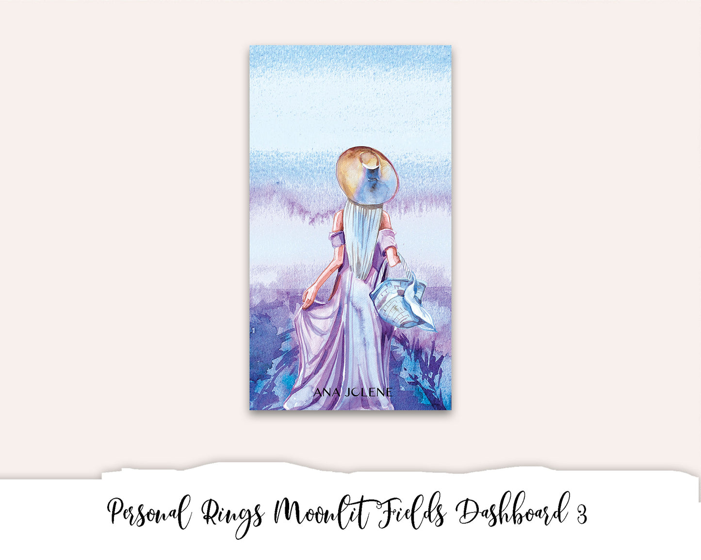 Personal Rings Moonlit Fields Dashboard 3 Printable