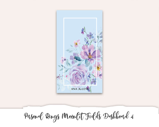 Personal Rings Moonlit Fields Dashboard 4 Printable