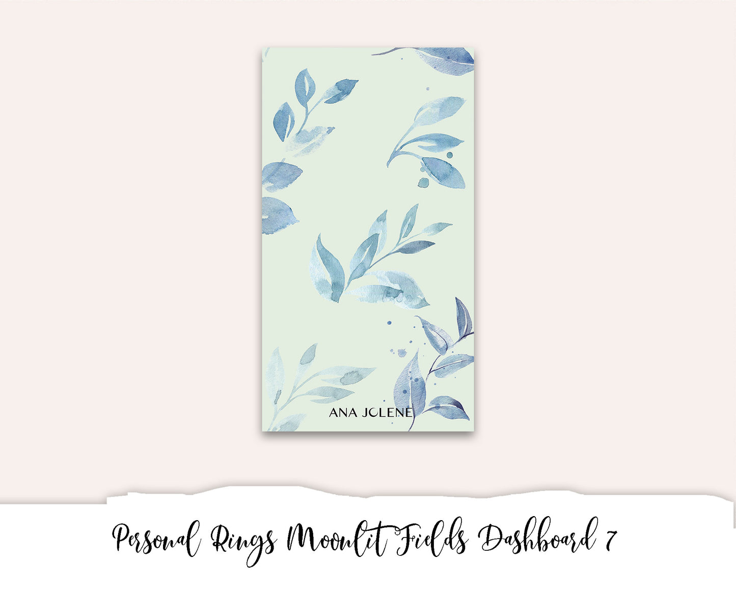 Personal Rings Moonlit Fields Dashboard 7 Printable