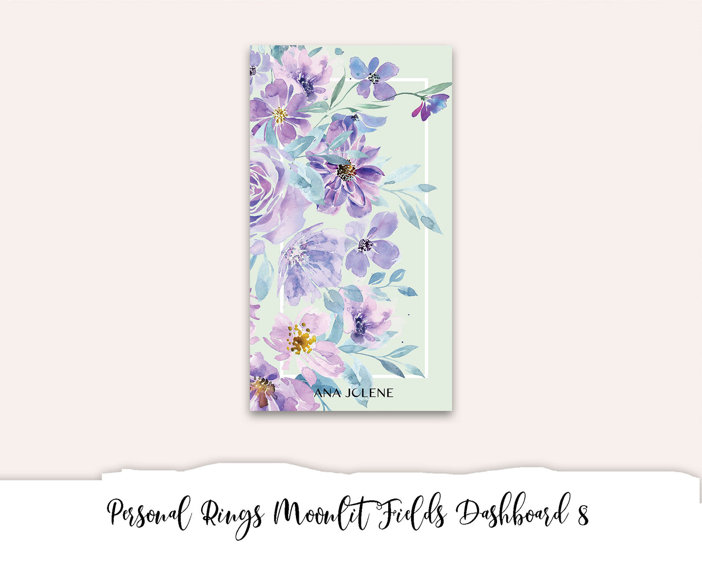 Personal Rings Moonlit Fields Dashboard 8 Printable