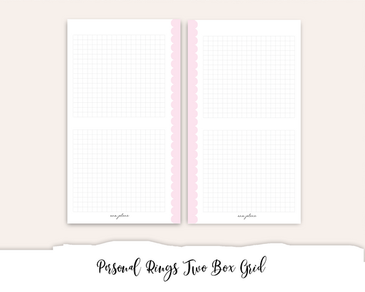 Personal Rings Two Box Grid Printable