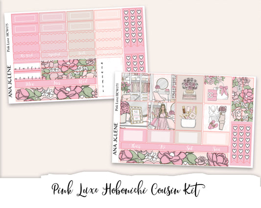 PINK LUXE Hobonichi Cousin Weekly Planner Sticker Kit