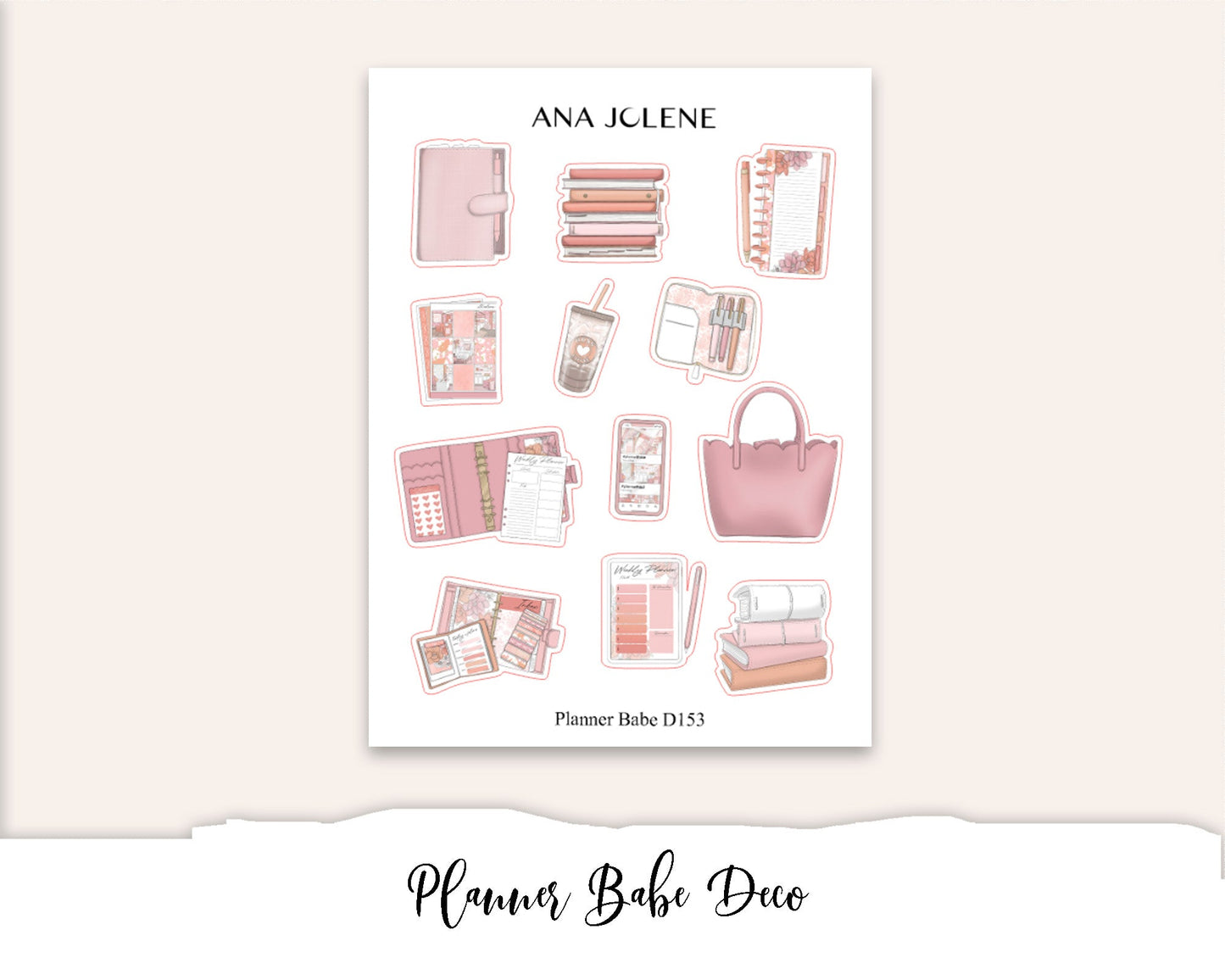 PLANNER Boss Hobonichi Weeks Planner Sticker Kit