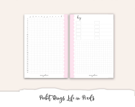 Pocket Rings Life in Pixels Printable
