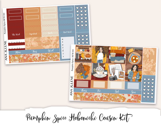 PUMPKIN SPICE Hobonichi Cousin Weekly Planner Sticker Kit