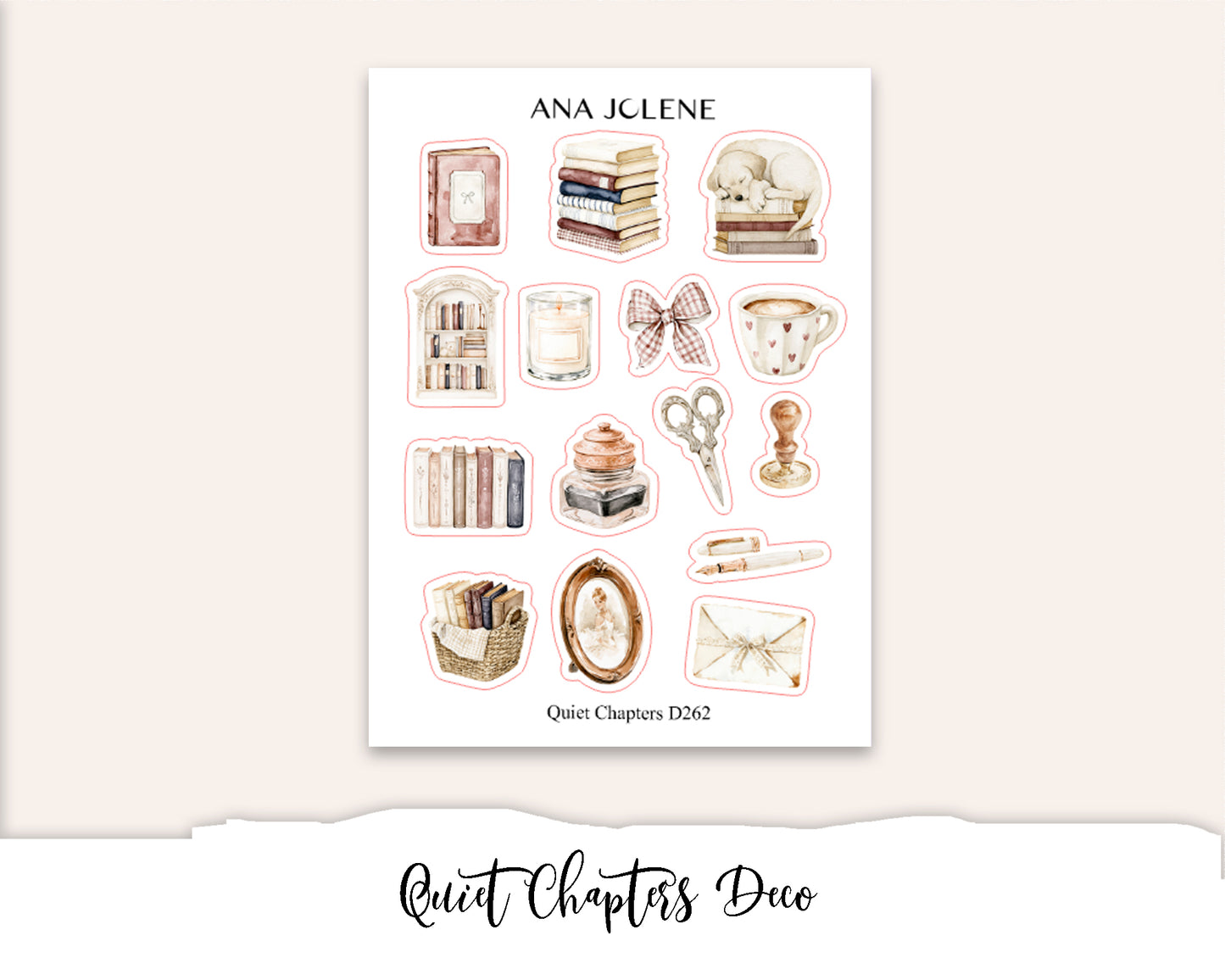 QUIET CHAPTERS Deco Stickers