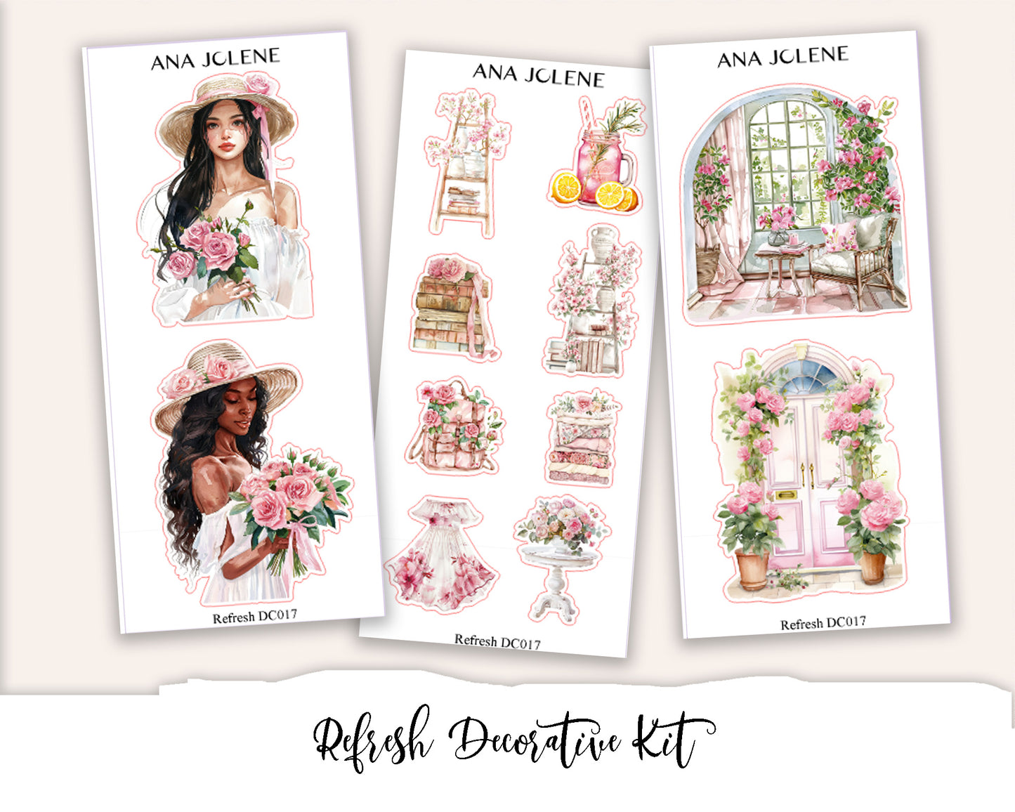 REFRESH Decorative Planner Sticker Kit