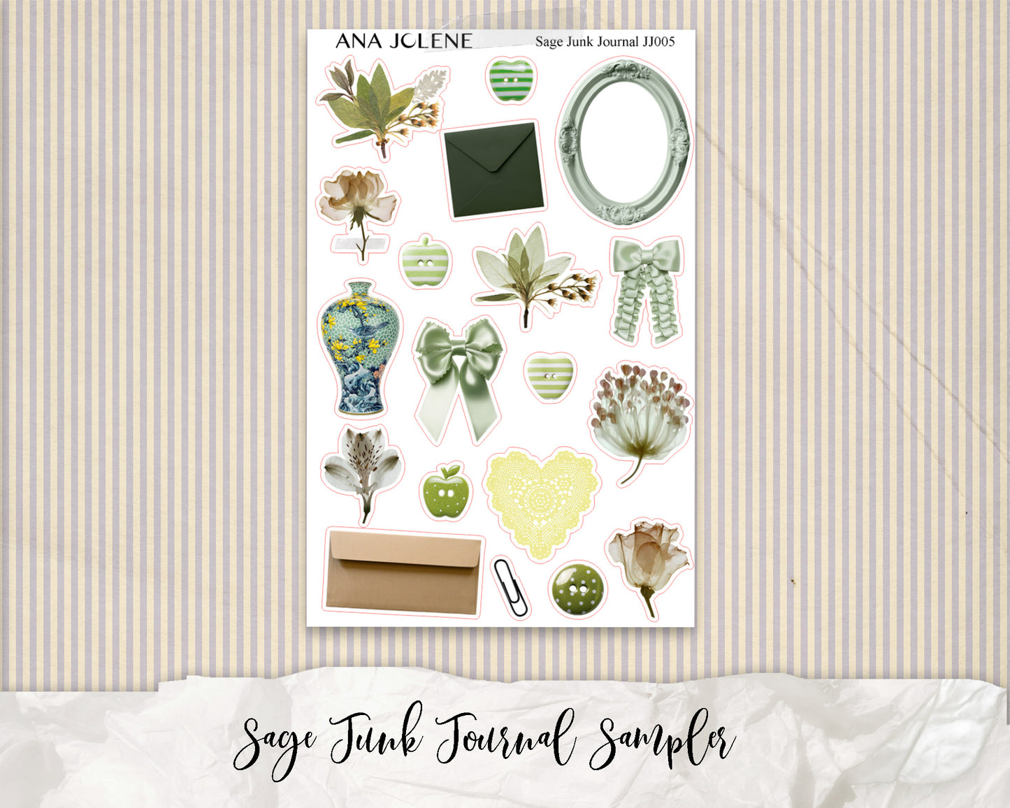 Junk Journal Deco Sampler