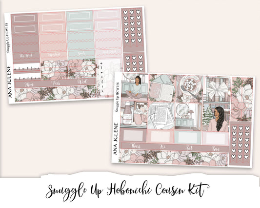 SNUGGLE UP Hobonichi Cousin Weekly Planner Sticker Kit