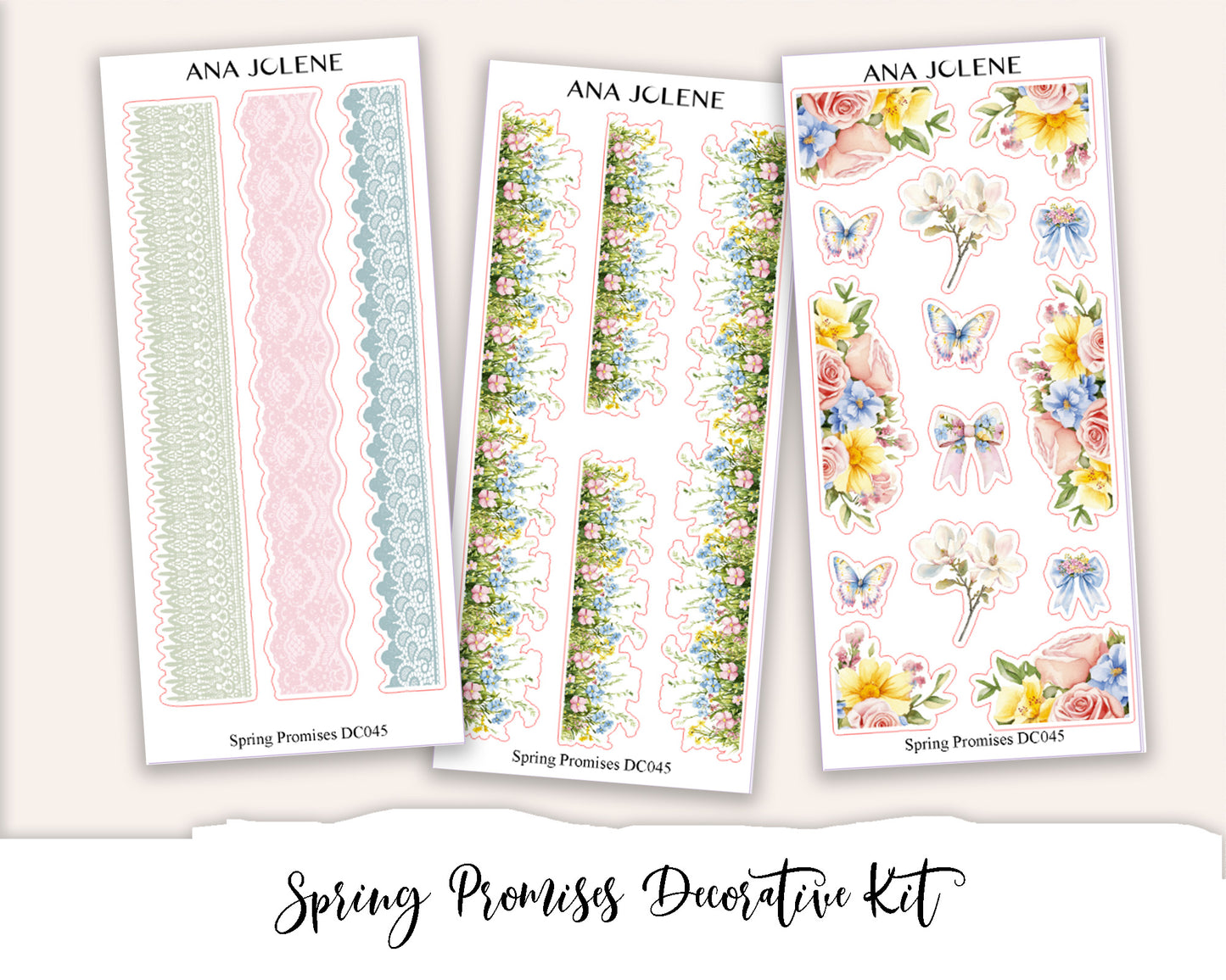 SPRING PROMISE  Decorative Planner Sticker Kit