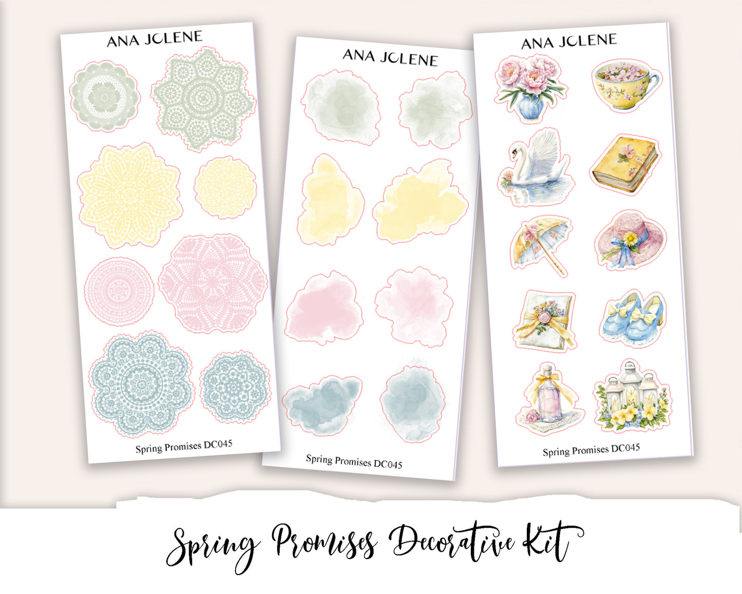 SPRING PROMISE  Decorative Planner Sticker Kit