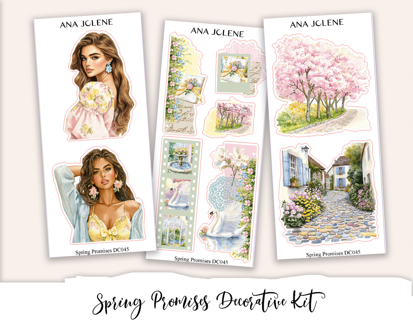 SPRING PROMISE  Decorative Planner Sticker Kit