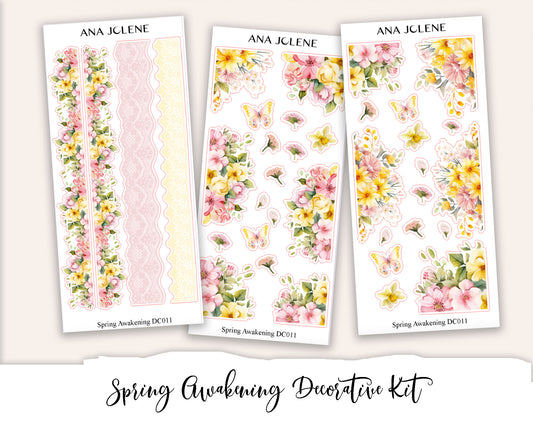 SPRING AWAKENING Decorative Planner Sticker Kit