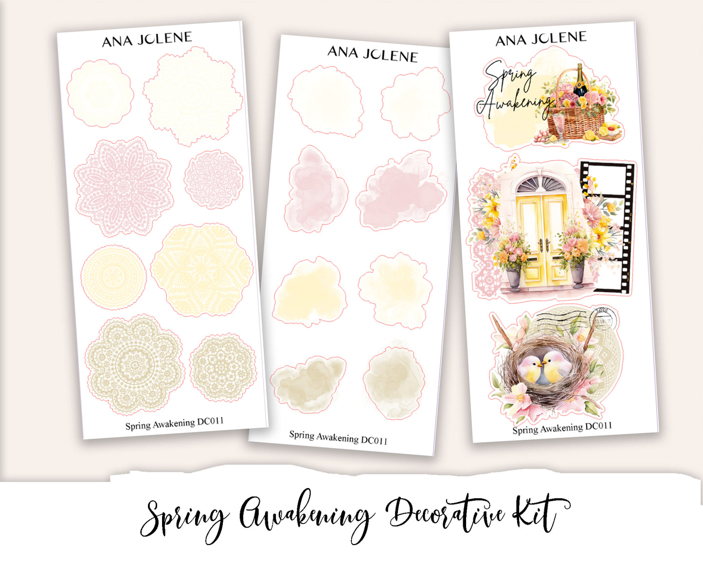 SPRING AWAKENING Decorative Planner Sticker Kit