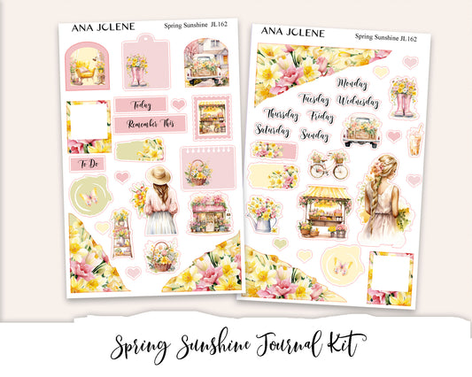 SPRING SUNSHINE Mini Journal Sticker Kit