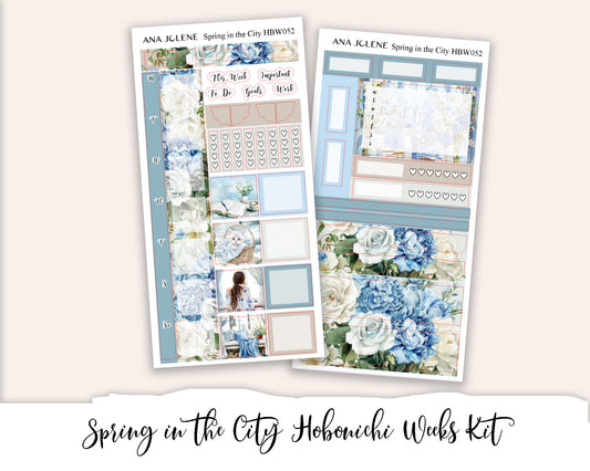 SPRING IN THE CITY Hobonichi Weeks Planner Sticker Kit