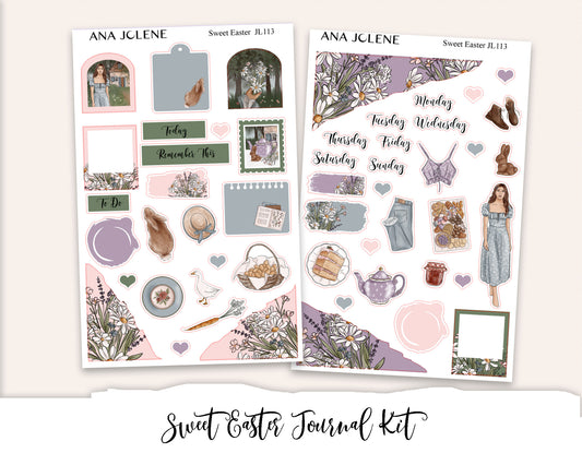 SWEET EASTER Mini Journal Sticker Kit