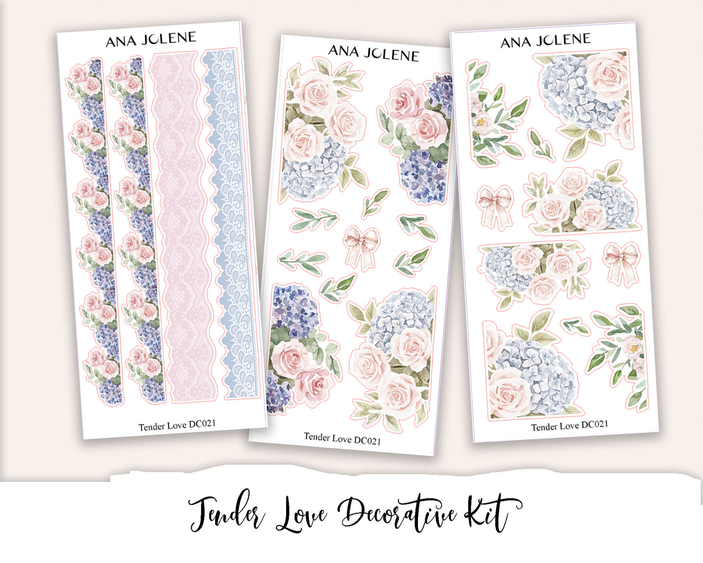 TENDER LOVE Decorative Planner Sticker Kit