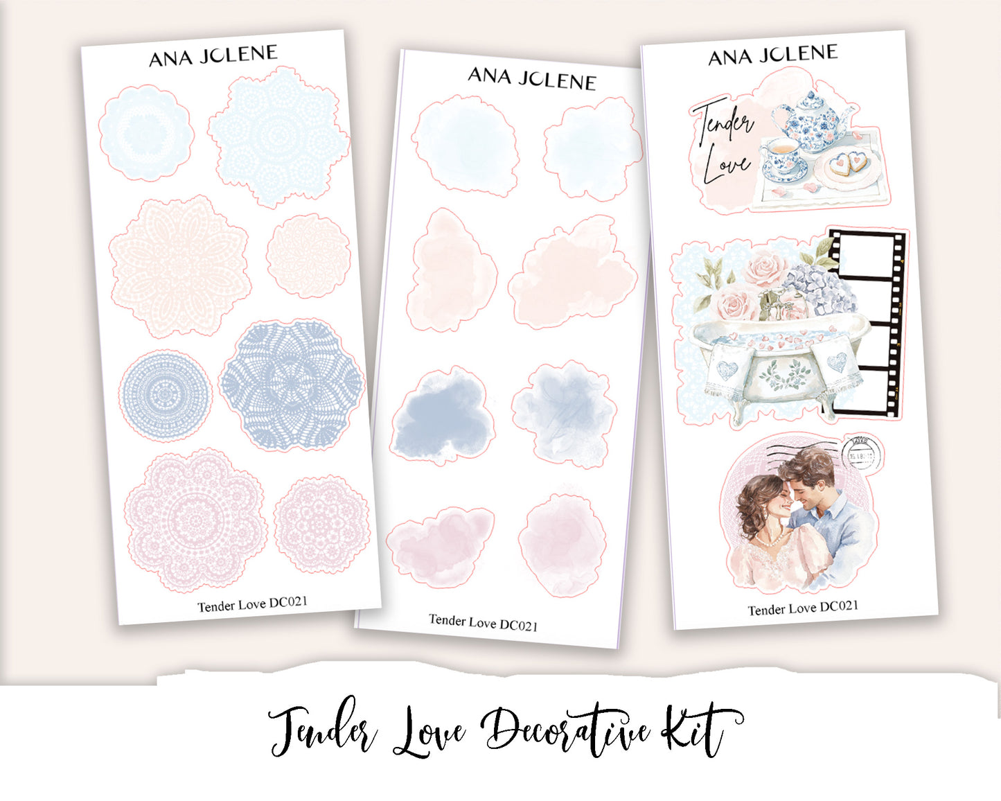 TENDER LOVE Decorative Planner Sticker Kit