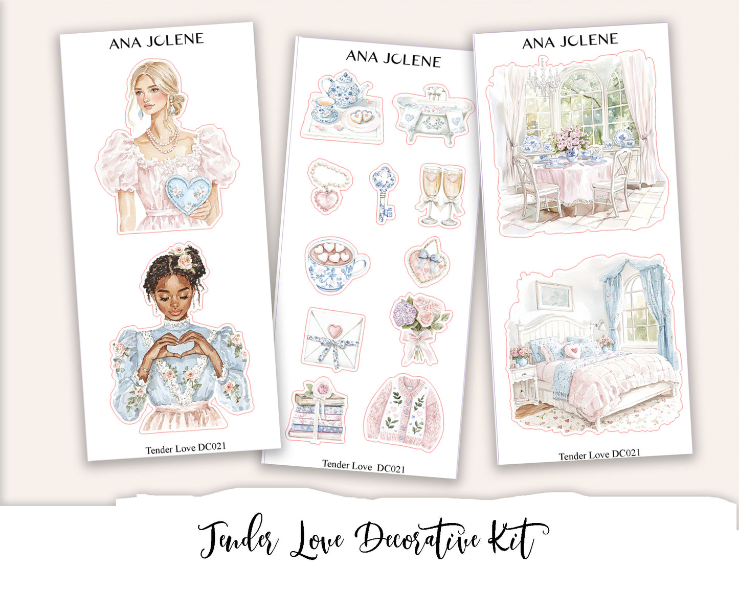 TENDER LOVE Decorative Planner Sticker Kit