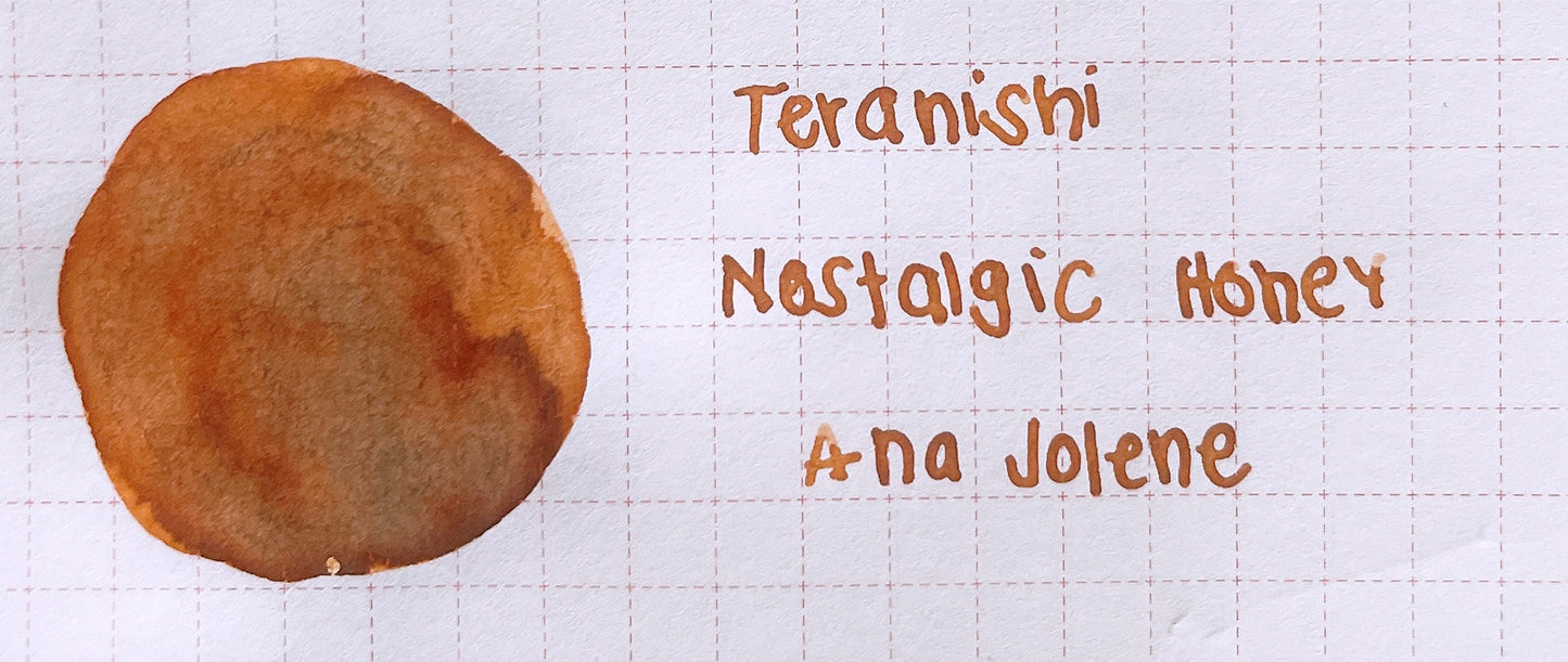 Teranishi Fountain Pen Ink Samples