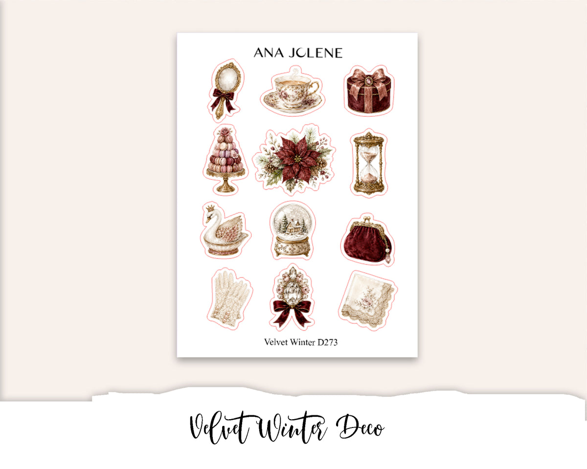 VELVET WINTER Deco Stickers