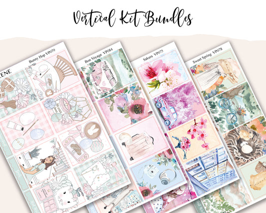 Vertical Weekly Planner Kit Bundle 4