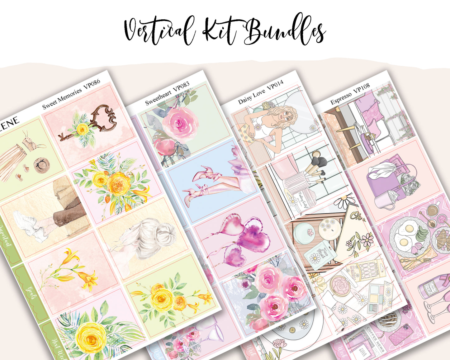 Vertical Weekly Planner Kit Bundle 5