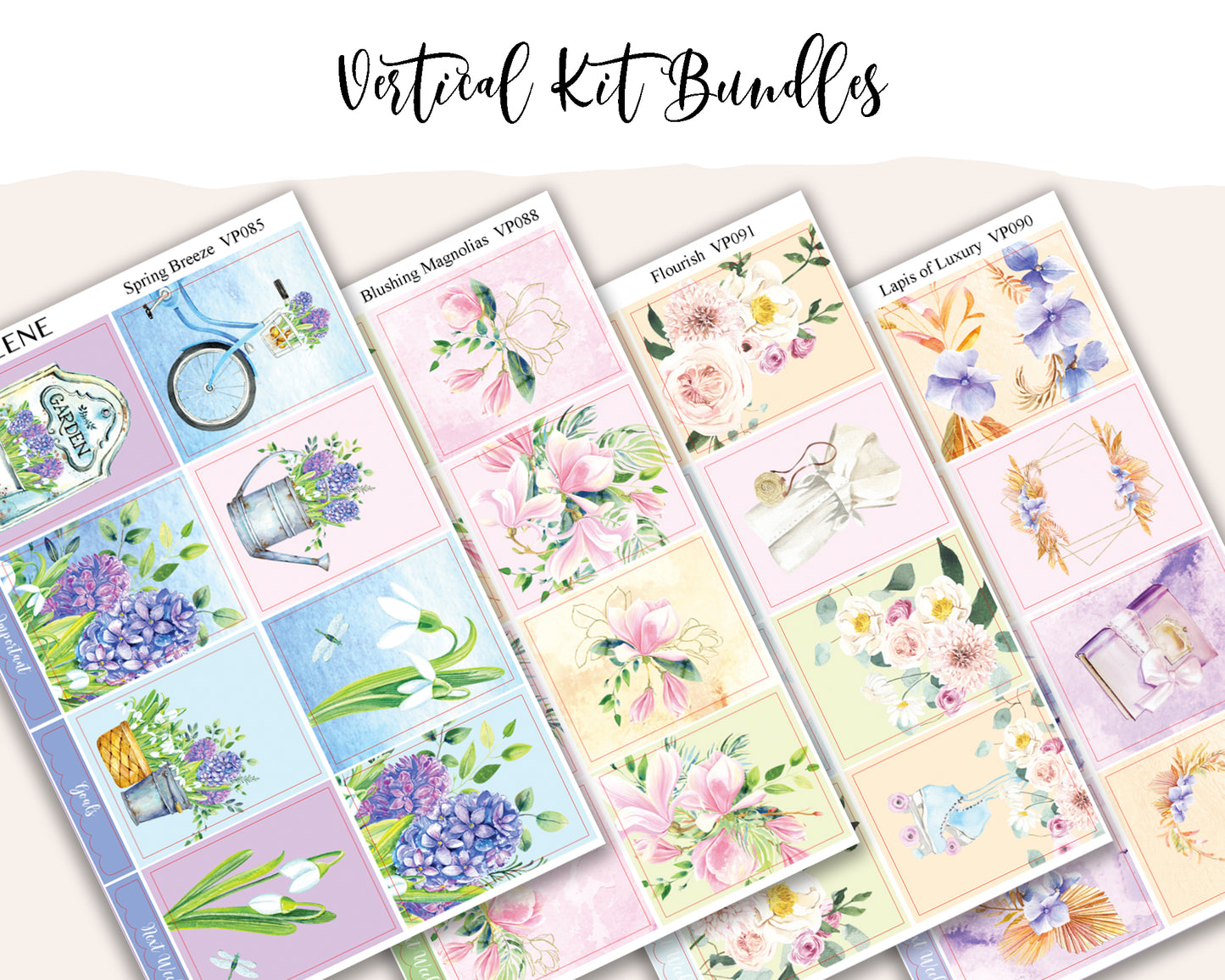 Vertical Weekly Planner Kit Bundle 6