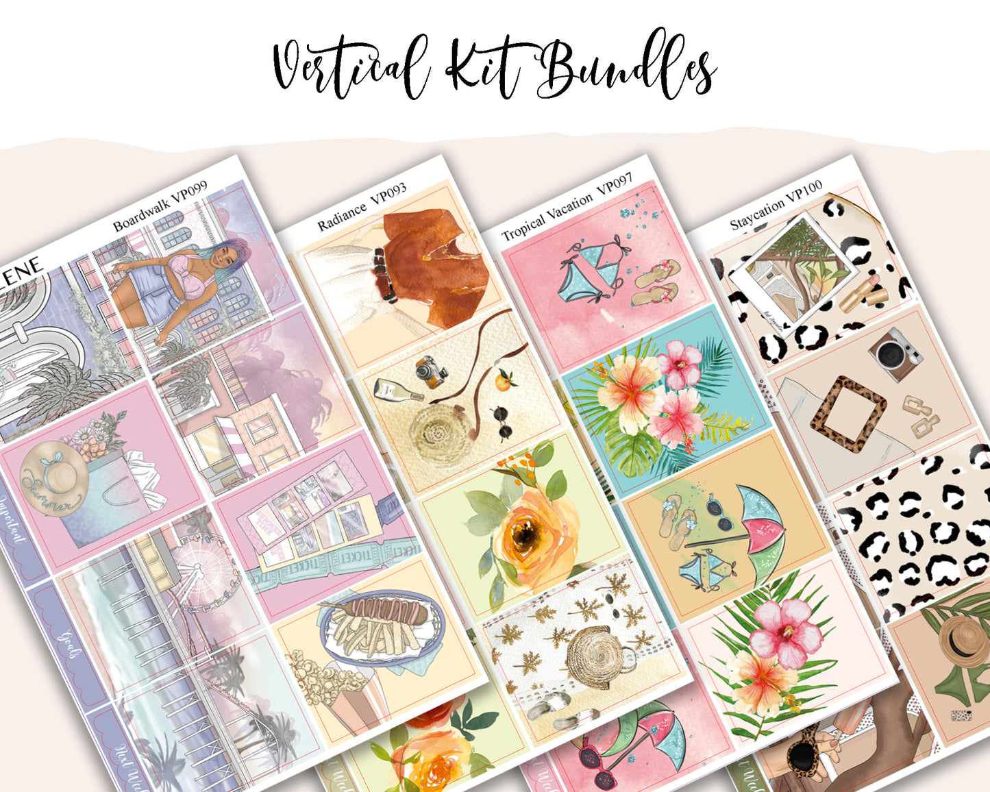 Vertical Weekly Planner Kit Bundle 8