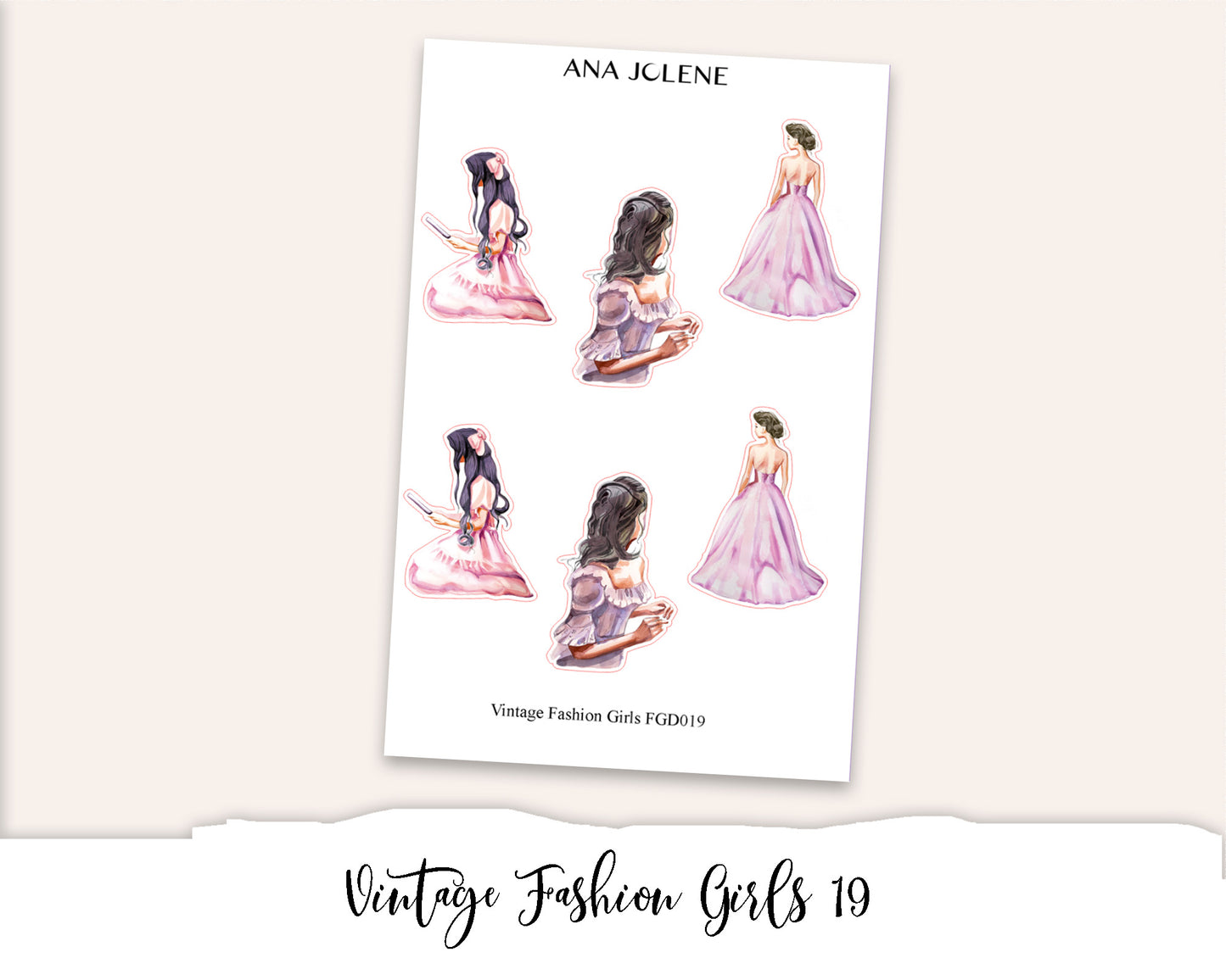 Fashion Girls Deco Stickers