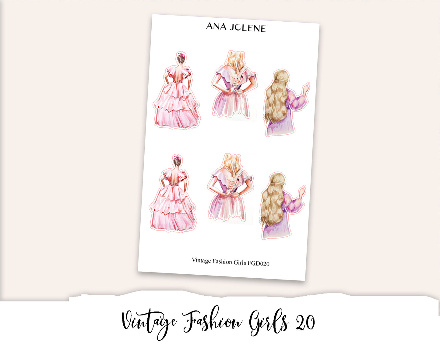 Fashion Girls Deco Stickers