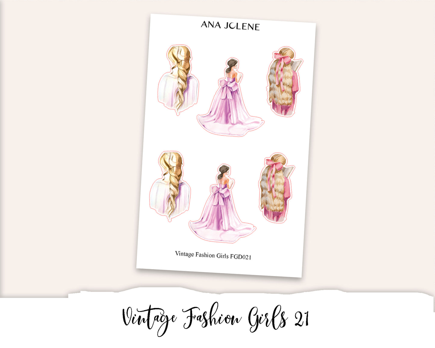 Fashion Girls Deco Stickers