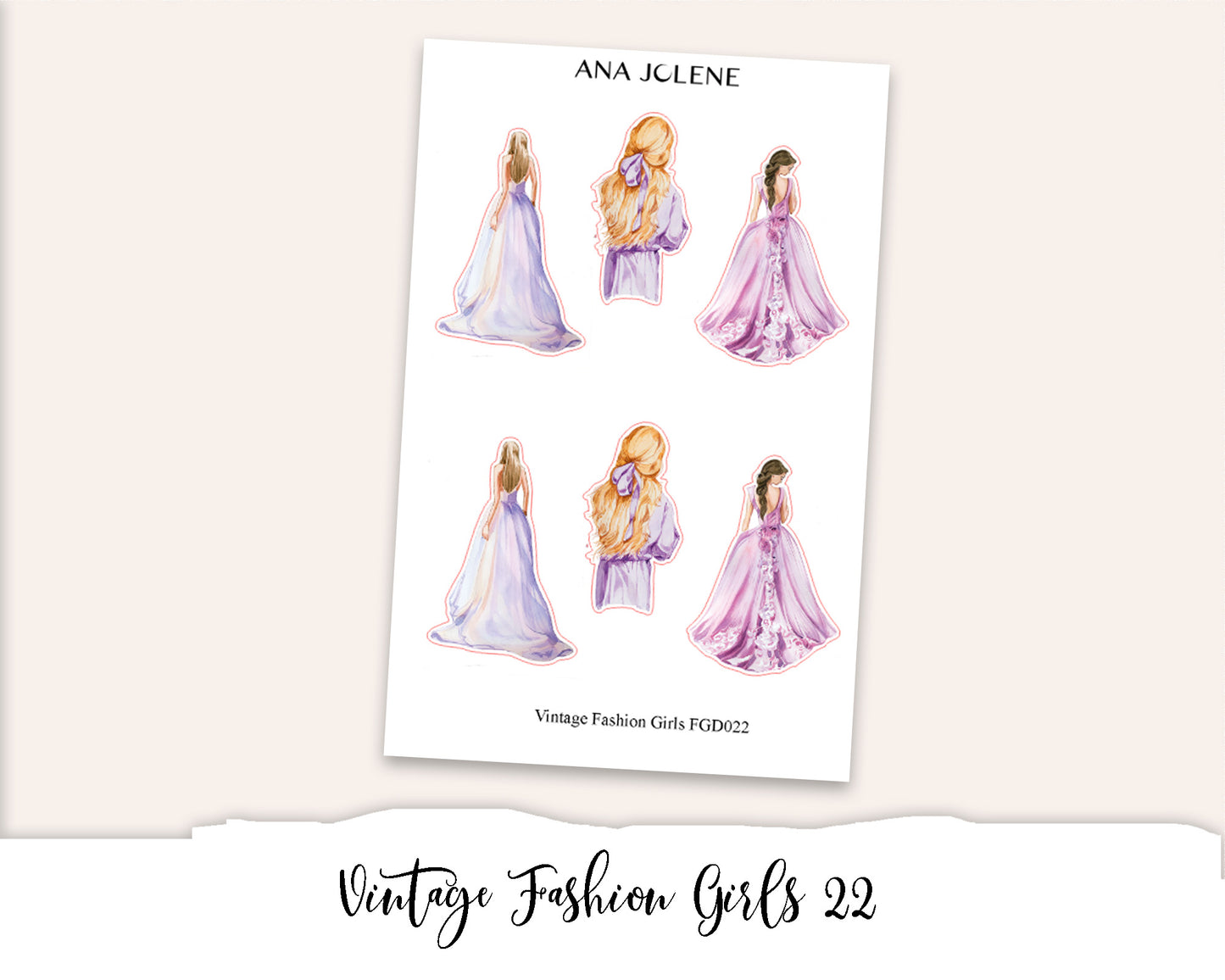 Fashion Girls Deco Stickers