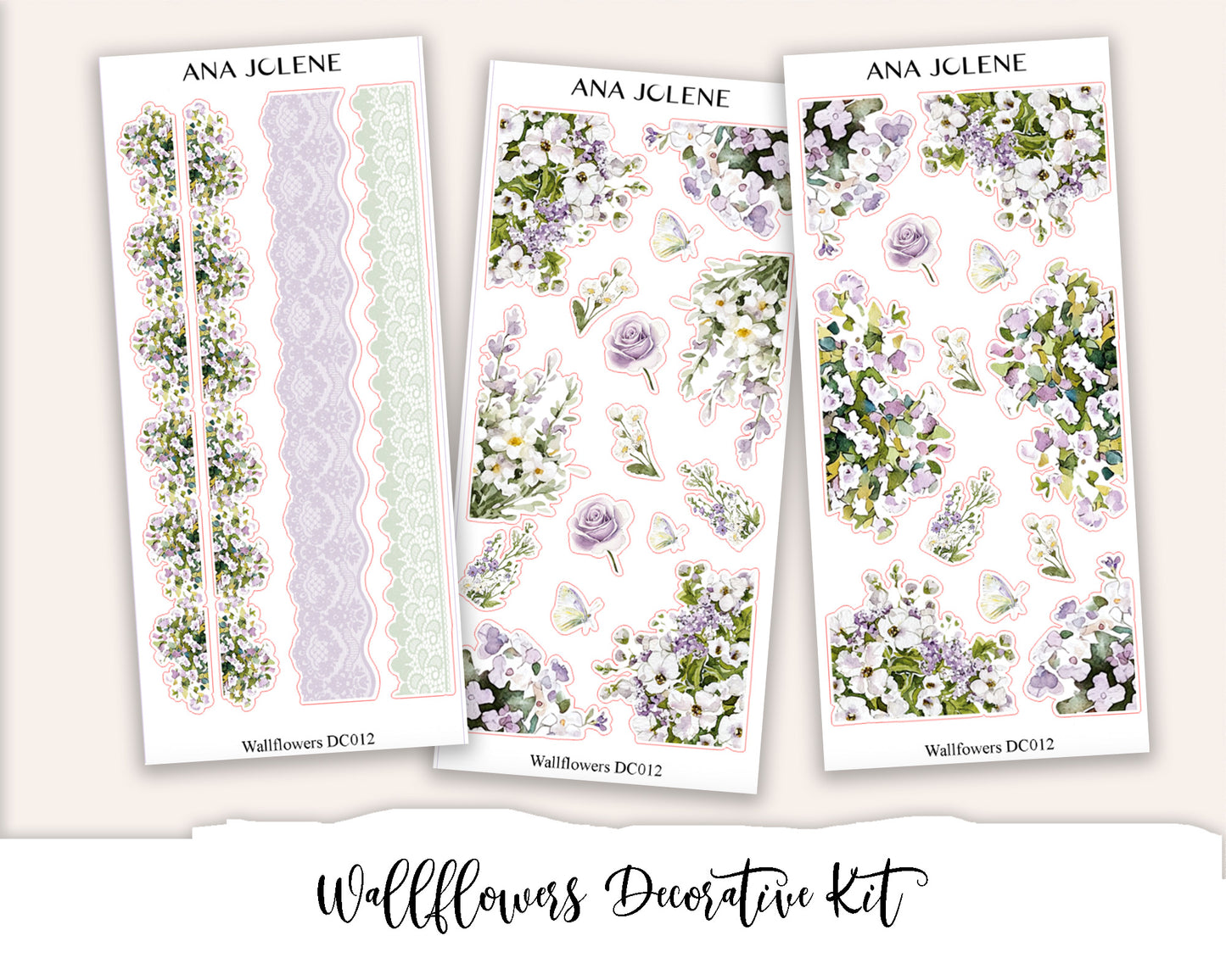 WALLFLOWERS Decorative Planner Sticker Kit