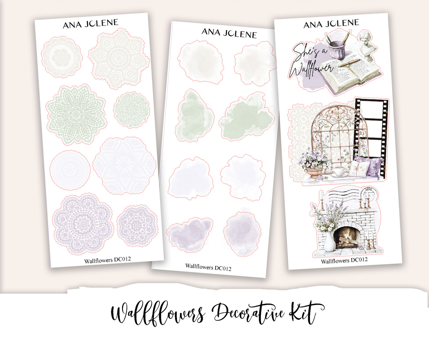 WALLFLOWERS Decorative Planner Sticker Kit