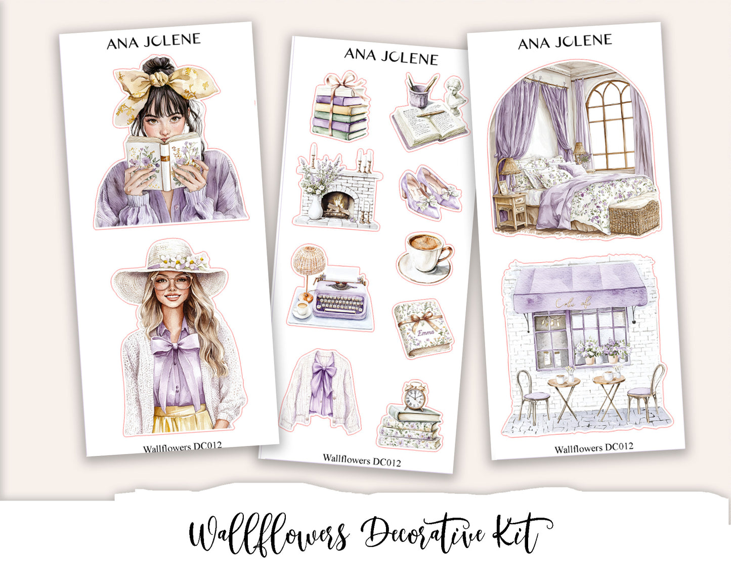 WALLFLOWERS Decorative Planner Sticker Kit