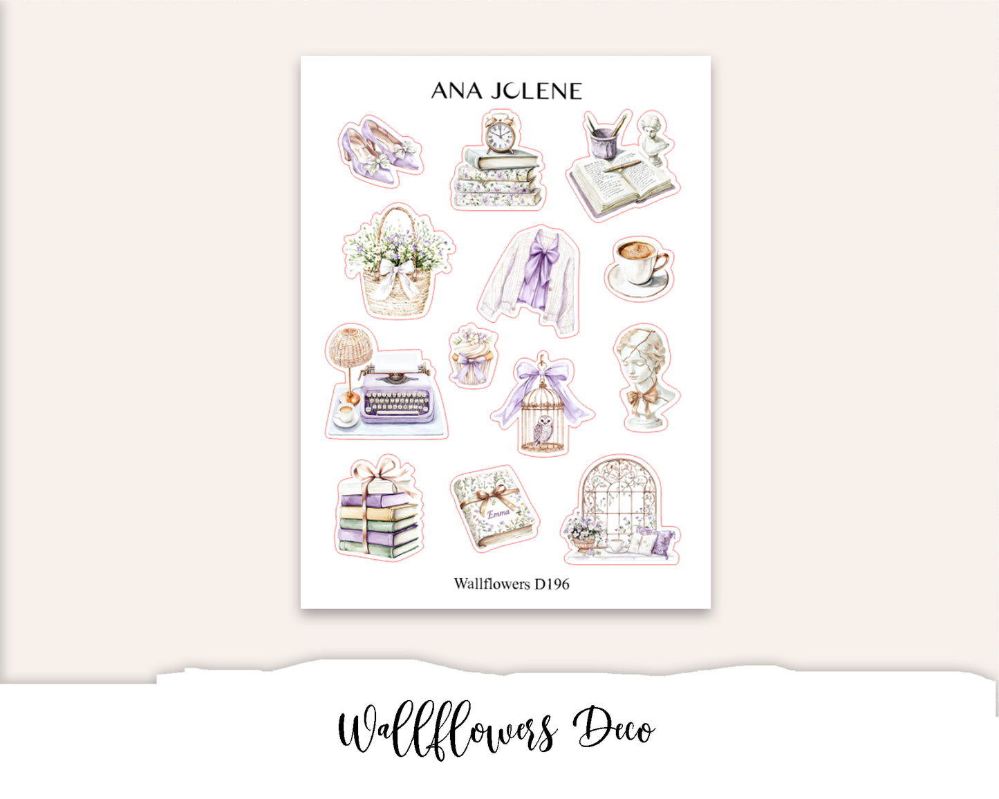 WALLFLOWERS Mini Journal Sticker Kit