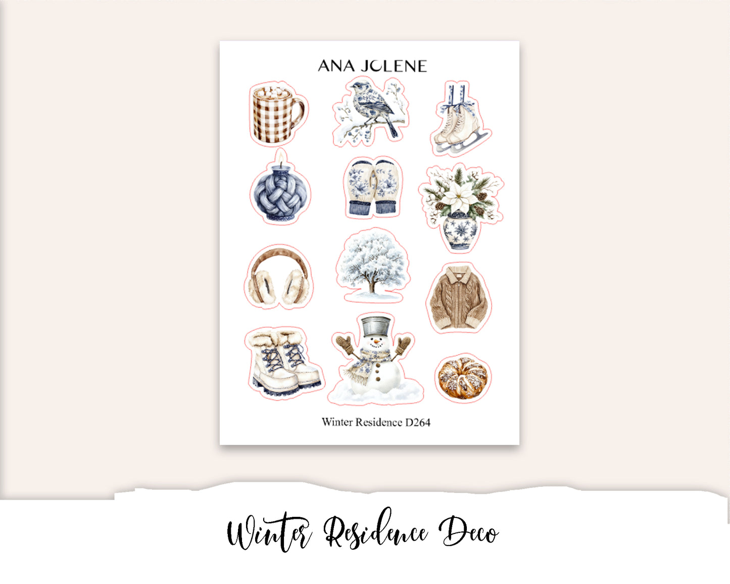 WINTER RESIDENCE Deco Stickers