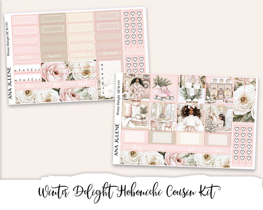 WINTER DELIGHT  Hobonichi Cousin Weekly Planner Sticker Kit
