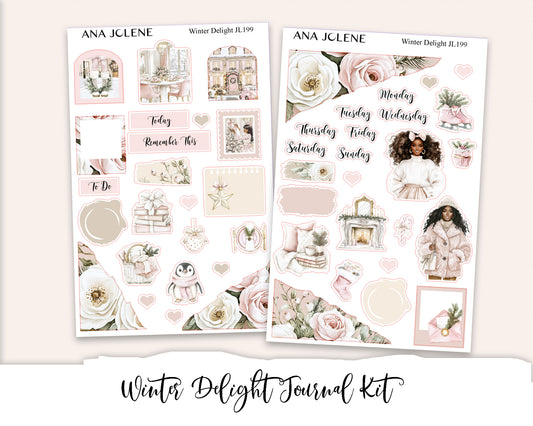 WINTER DELIGHT Mini Journal Sticker Kit