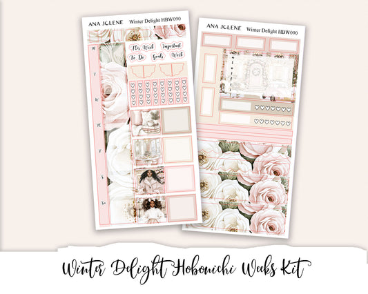 WINTER DELIGHT Hobonichi Weeks Planner Sticker Kit