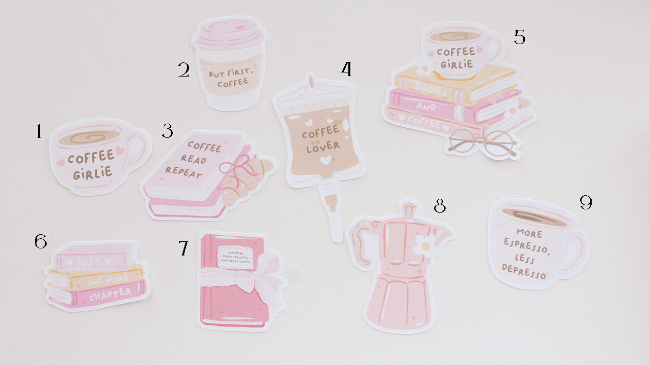 BOOKISH CAFE Die Cuts