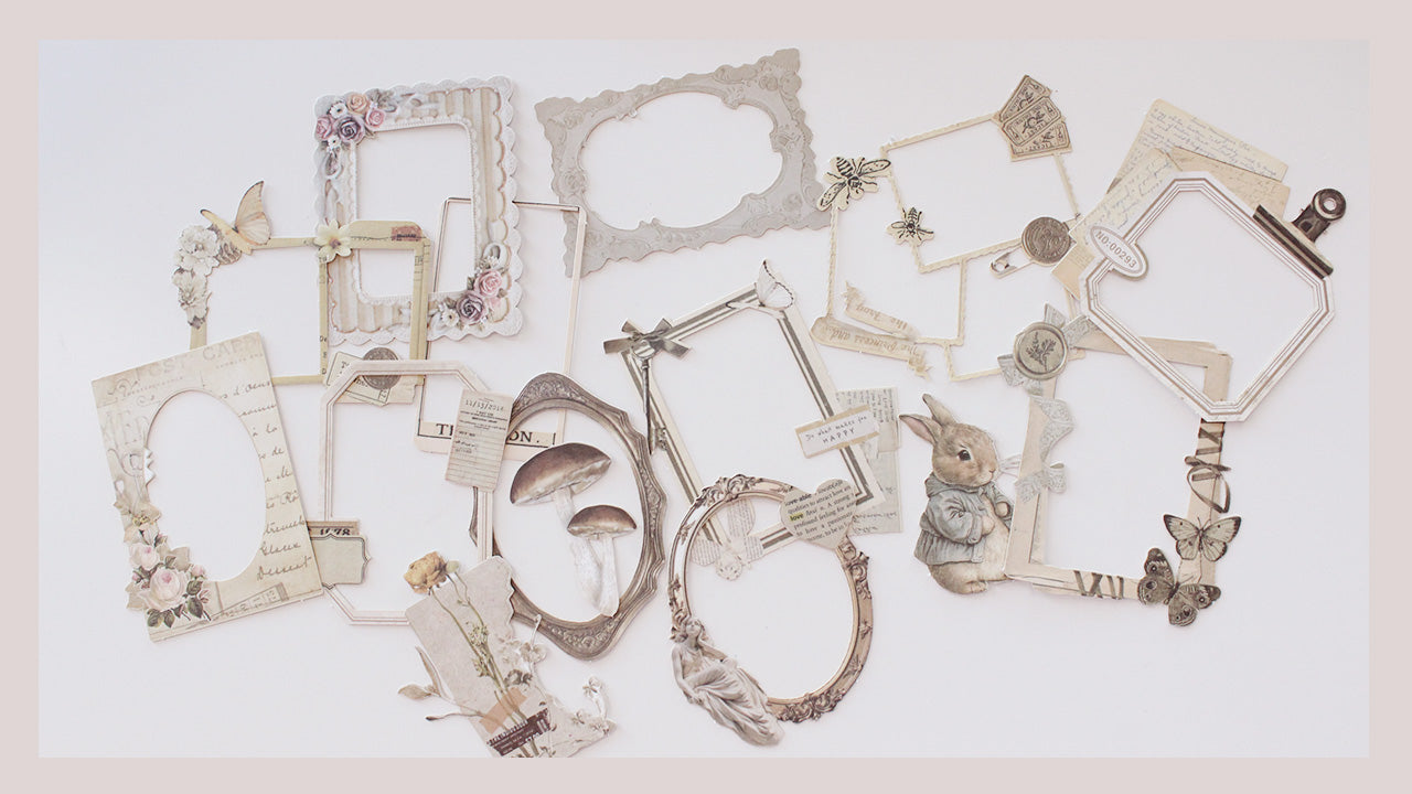 Vinatage Frames Ephemera Cardstock Pack